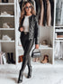 DAMEN KUNSTLEDERJACKE MIT FIGURBETONTEM SCHNITT